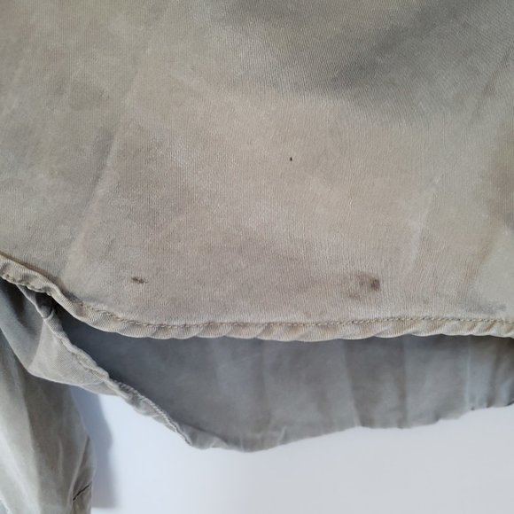 F21 Army Green Button Down Shirt - Picture 6 of 8